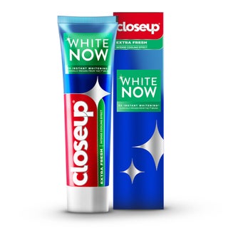 White Now Toothpaste, Extra Fresh, 3x Instant Whitening from the First Brush, Intense Cooling Effect, 75ml